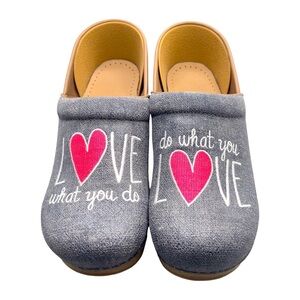 Dansko Women's Twin Pro Clog Love, 40 EU (9.5-10 US)